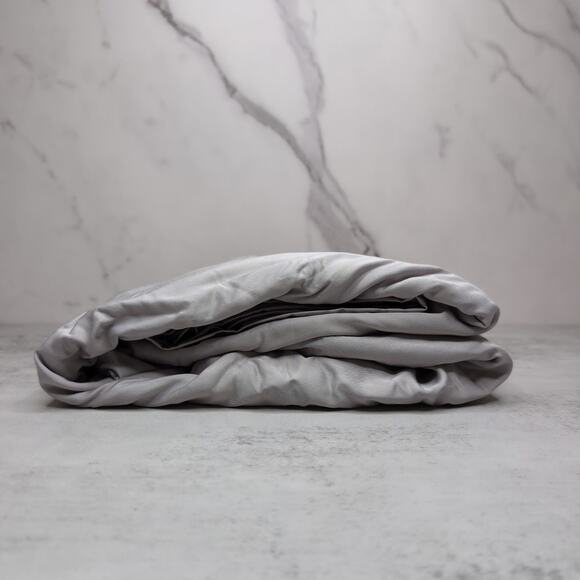 Quince Bamboo Fitted Sheet Set - King Size Eucalyptus Gray NWOT - Picture 3 of 6